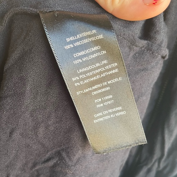 Alice + Olivia Lita Off the Shoulder Bohemian Midi Dress in Black Size 2 - Picture 8 of 9